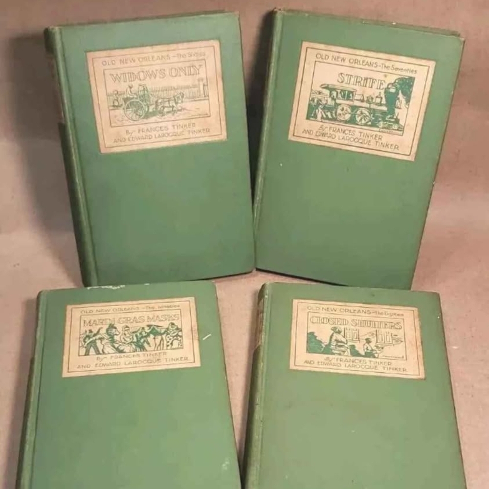 Vintage 1931 New Orleans Strife Book Set Of 4